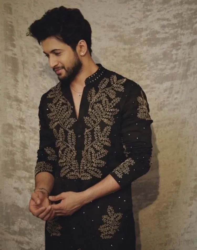 Classic Black Kurta for Men - Elegant Wedding & Festive Ethnic Wear