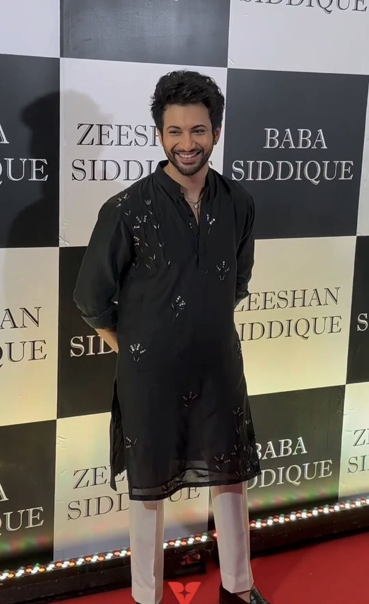 Minimal Black Kurta for Men - Sleek & Classy Festive and Party Wear